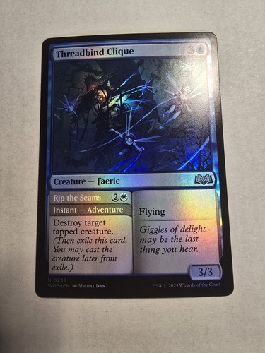 Threadbind Clique Wilds of Eldraine Foil for sale online | eBay