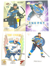 RYAN O'REILLY 4 CARD LOT  ALLURE SP AUTHENTIC ST LOUIS BLUES