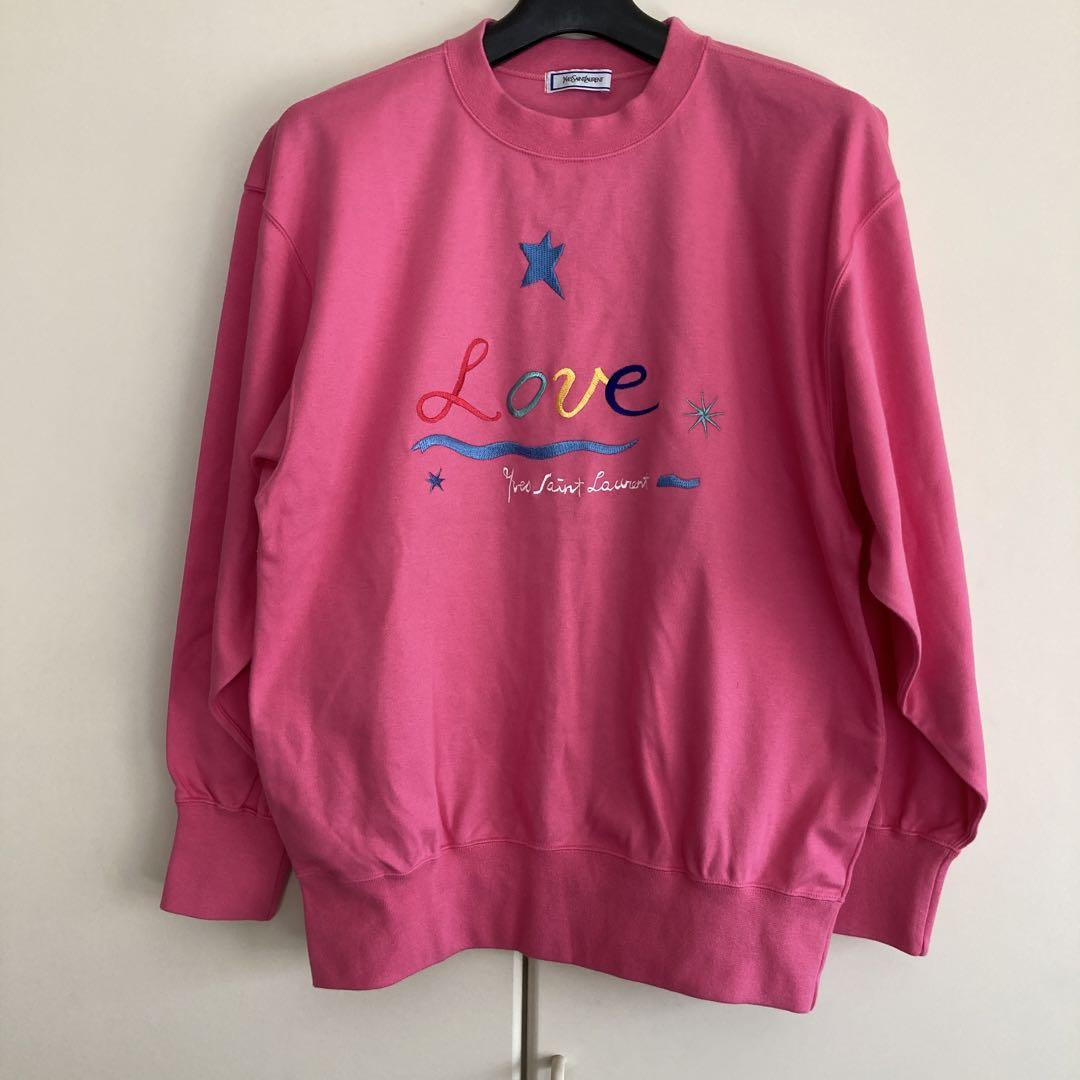 Pink Yves Saint Laurent T Shirt Women's Vintage Clothing Pink