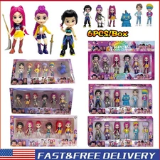 6PCS Xmas Gift Rumi Mira Zoey Doll Kids Toy Cosplay Kpop Demon Hunters TL