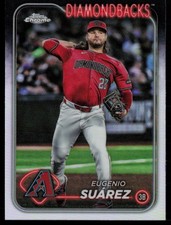 EUGENIO SUAREZ 2024 TOPPS CHROME UPDATE REFRACTORS ARIZONA DIAMONDBACKS #USC74