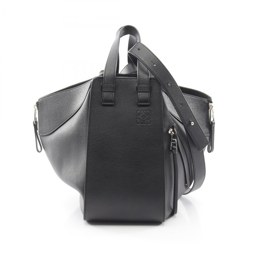 LOEWE Hammock Bag Small 2WAY Handbag Bag Leather Women's Black Used