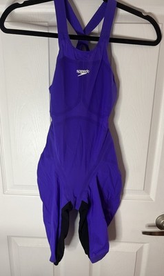Speedo Racing Swimsuit FINA Certified Purple AS /24 Competition Swimwear