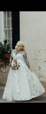 Wedding dress strapless white new