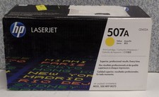 HP GENUINE CE402A Toner Cartridge 507A Yellow M551 500MFP M575 NEW OB