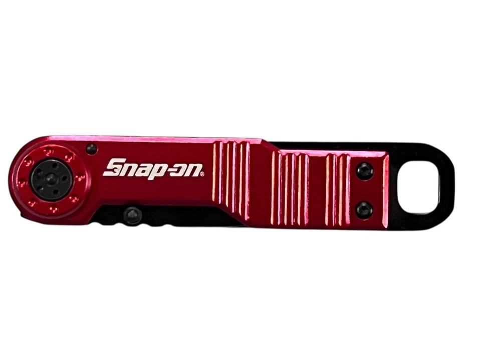 SNAP-ON модель 871007 красный и черный карманный нож - рамка замок складной инструмент / редкая - Изображение 4 из 4