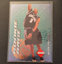 Collector's Edge 1996 Rookie Rage Allen Iverson 76ers #19 Rookie NBA Card. rookie card picture