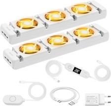 Radiator Fan Speed Adjustable Radiators Booster Fan – Energy Efficient  – Quiet