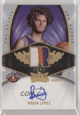 2008-09 Fleer Hot Prospects Rookie 133/399 Robin Lopez #119 Auto 0ex8