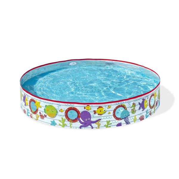 Bestway Fill 'N Fun Planschbecken Unterwasserwelt 152 X 25 Cm Aufstellpool-image