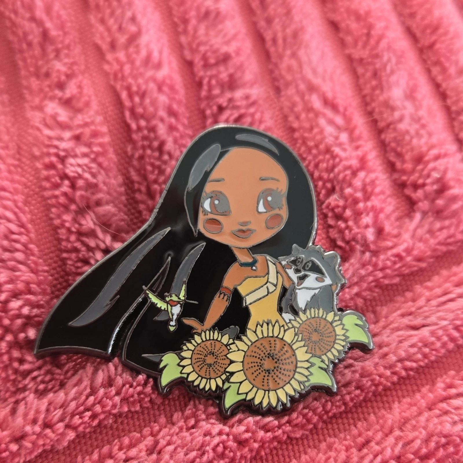 Disney Loungefly Pocahontas Sunflower Pin