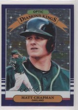 2019 Panini Donruss Optic Diamond Kings Purple Stars Prizm /125 Matt Chapman 8k4