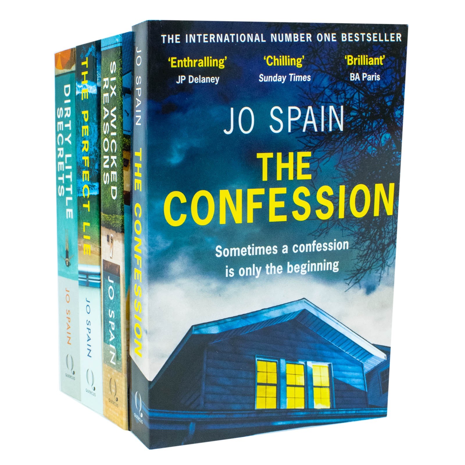 Jo Spain Collection 4 Books Set The Confession, Perfect Lie, Six Wicked Reasons