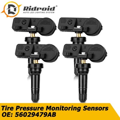 4PCS 56029479AB TPMS Tire Pressure Sensor For Jeep Wrangler Dodge Chrysler