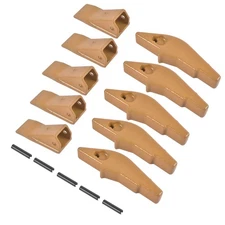 5× Weld-on Flush Mount L2520N-2AH Bucket Shanks 2A Bucket Teeth with Pins Set