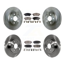 Front Rear Disc Brake Rotors & Ceramic Pad Kit For Chevrolet Cruze Sonic Limited