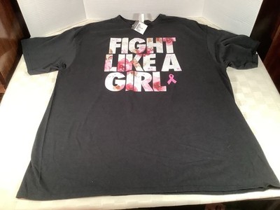 New Women s Fight Like A Girl Tee Shirt By Rue 21  Size Lg