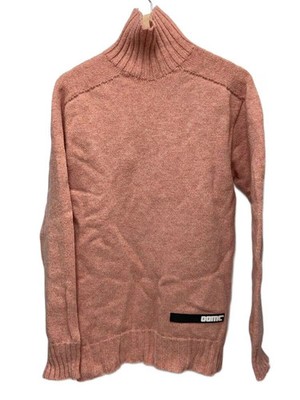 OAMC (OVER ALL MASTER CLOTH) Knit Sweater (Thick), Size S, Wool, Pink, Solid Col
