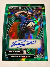 2026 Leaf Baseball Nation DEXTER McCLEON JR Top Prospect Autograph Auto 2/5