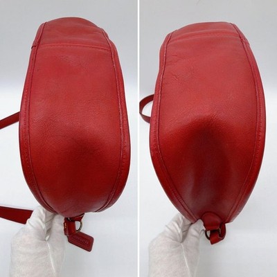 COACH Ergo 9920 Dark Red Leather Shoulder Bag Vintage Old Coach