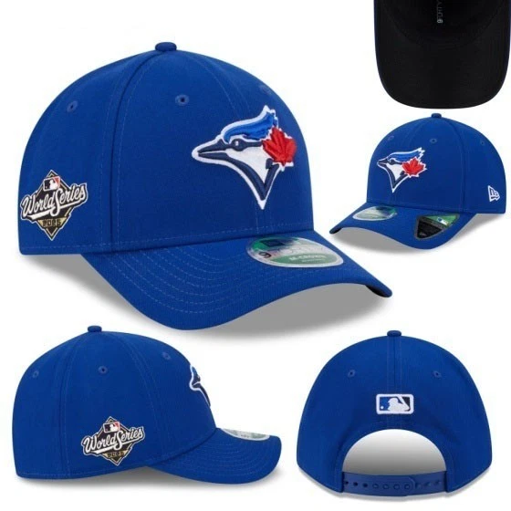 Toronto Blue Jays Royal 2025 Serie Mundial Parche Lateral 9FORTY Gorra Ajustable a Presión Foto 2 de 3