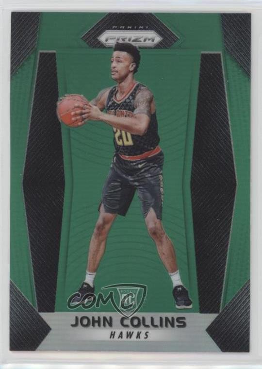 2017-18 Panini Prizm Green Prizm John Collins #109 Rookie RC 0d0q