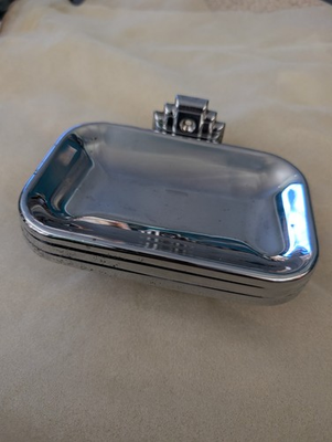 #ad Vintage Soap Dish Tray Camper Rv Bathroom Kitchen Tool Box USA Stainless Steel $12.50