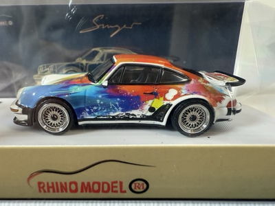 #ad 🔥Rhino Model PORSCHE 911 SINGER 1:64 NIB SEALED PLASTIC DISPLAY CASE🔥 $44.99