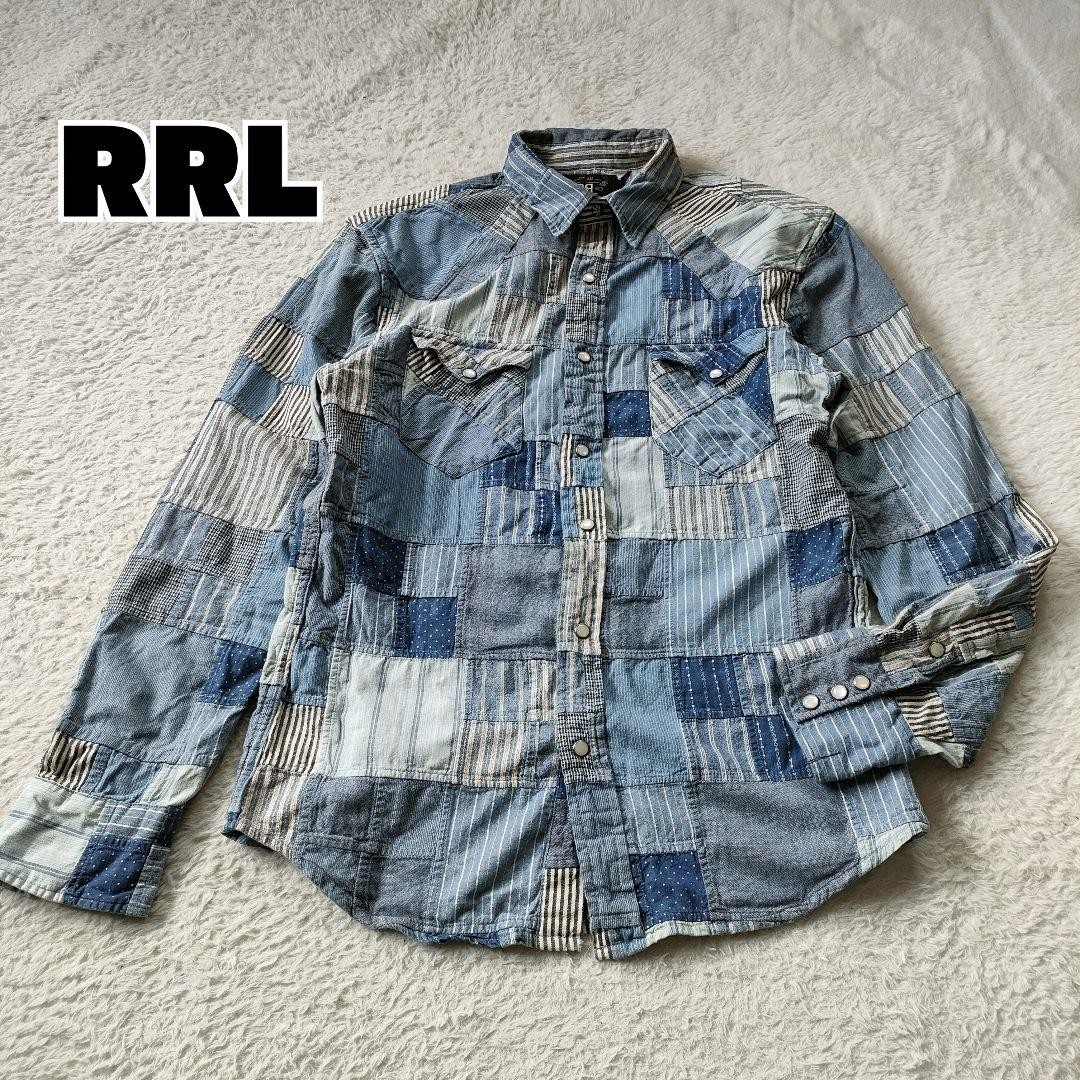 [Super Rare] RRL Patchwork Denim Jacket Double R … - image 1