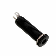 Switchcraft 155 - 1/4" Stereo 3 Conductor Thick Panel Mount Jack - Black