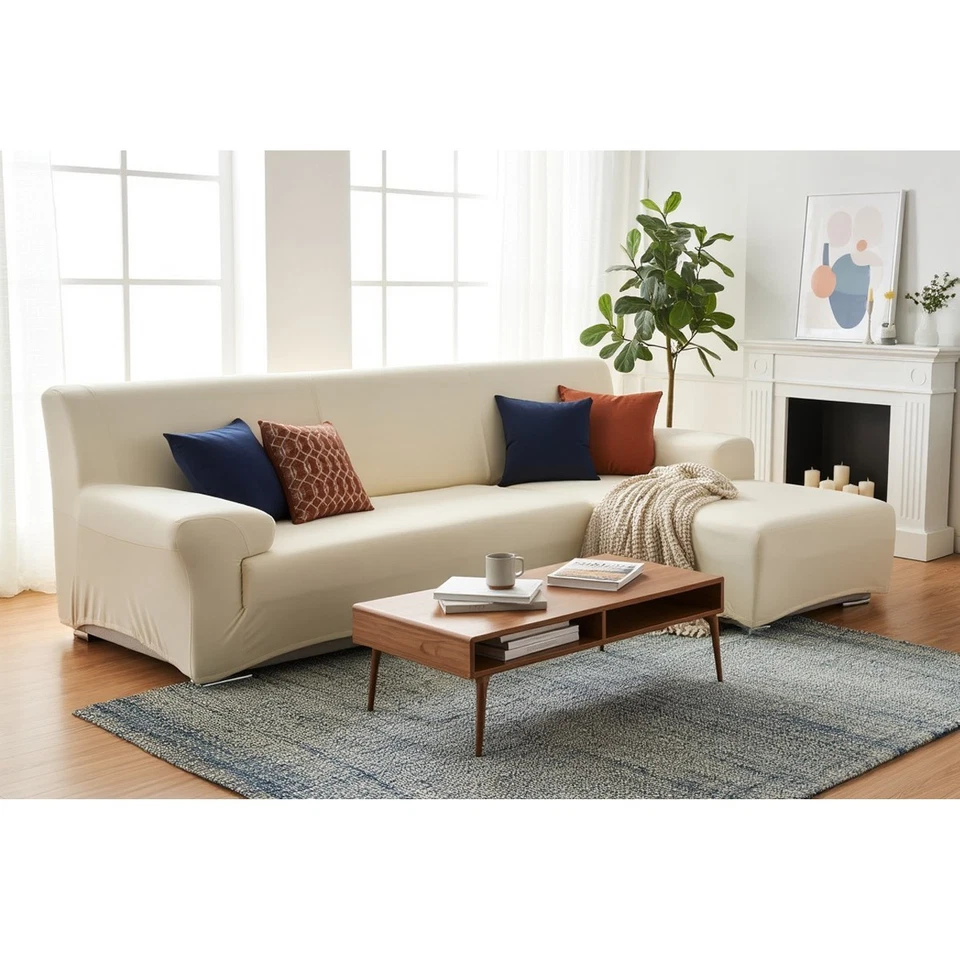 Copridivano Elasticizzato Penisola Destra e Sinistra Salvadivano 2 3 4 Posti - Immagine 2 di 4