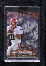 2024 7 Card Studs Promo Chalk Shatter Silver Rainbow Foil 2/2 Aaron Murray lz7