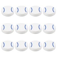 Tennis SchläGer VibrationsdäMpfer, 12Er Pack Tennis Absorber Aus Silikon, Weiß