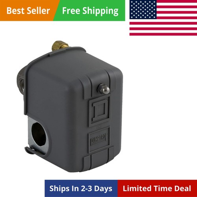 #ad Air Compressor Pressure Switch 175 psi Set Off 40 psi Fixed Differential 1... $93.44
