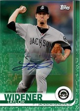 2019 Topps Pro Debut Autographs Green #101 Taylor Widener Auto /99 - BB