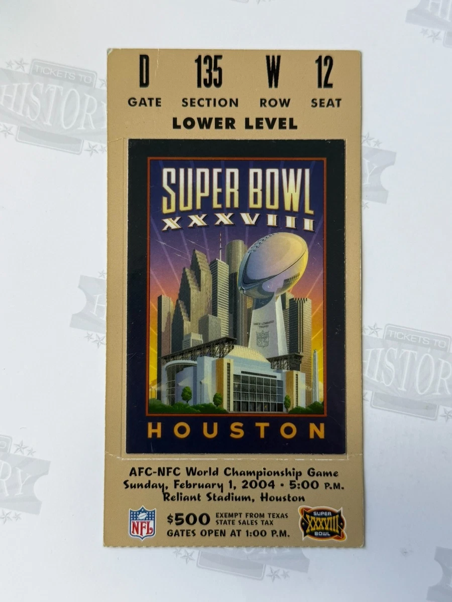 Super Bowl In Vintage Sports Ticket Stubs for sale | eBay