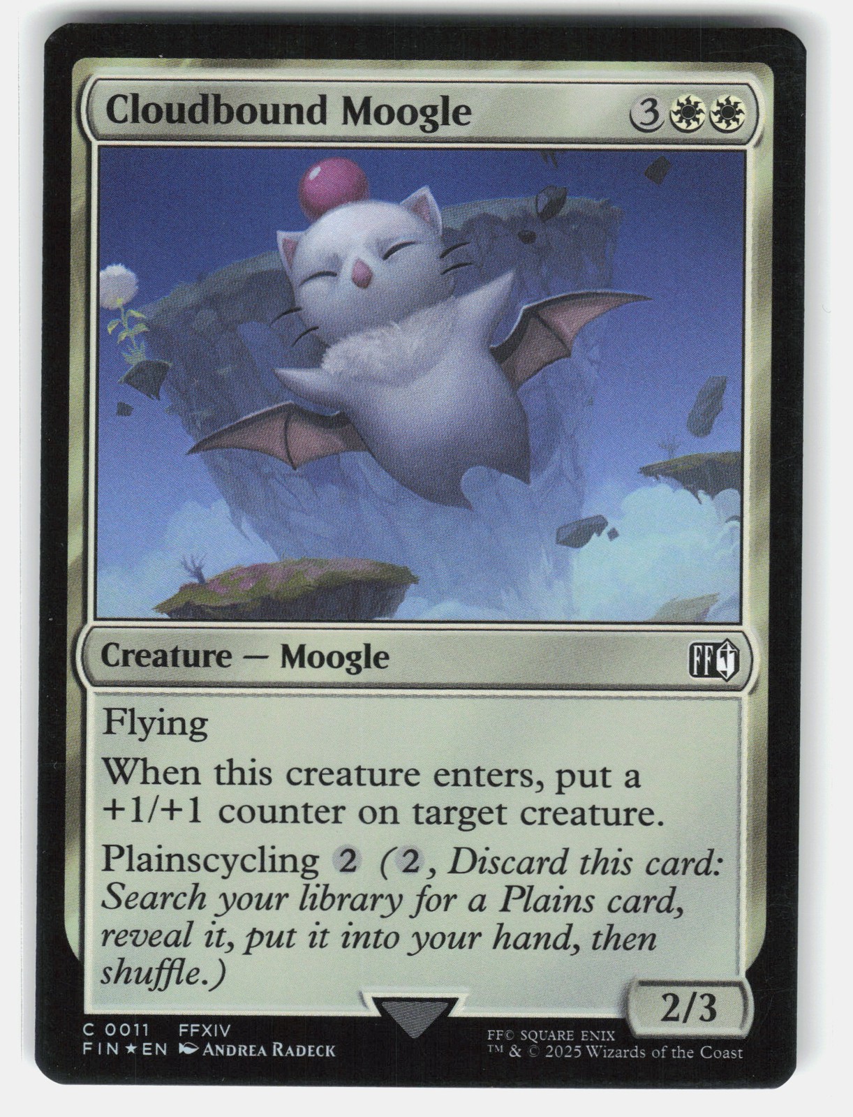 Cloudbound Moogle 11 Magic FINAL FANTASY Foil *NM*