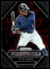 2021 Panini Prizm Fireworks Kyle Lewis Seattle Mariners #FW10