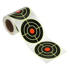 Tiro Bersaglio Adesivi 3",100pz per Tiro Pratica,Verde 3 Cerchi