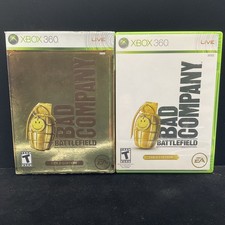 Battlefield: Bad Company Gold Edition Xbox 360 Tested  CIB Refurbished Clean