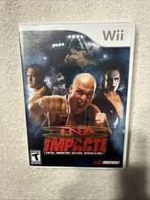 TNA Impact (Nintendo Wii, 2008) CIB Complete In Box Tested And Working 