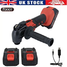 21V 2 Battery Cordless Oscillating Multi Tool Brushless Sander Cutter 6 Speeds