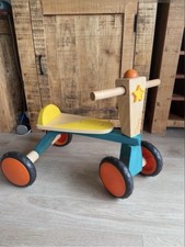 Battat Toys Fahrrad/Rutschauto aus Holz Top Zustand