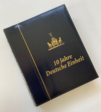 "10 Jahre Deutsche Einheit" mit &uuml;ber 100 Seiten im Ringordner der Deutschen Post