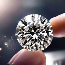 5 Ct Round Cut Certified Lab Grown Loose Diamond Natural D Color VVS1 Clarity