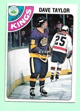 (1) DAVE TAYLOR 1978-79 O-PEE-CHEE # 353 KINGS ROOKIE  EX-MT  CARD (M9920). rookie card picture