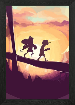 gravity falls Anime Gerahmtes Wandbild Poster Leinwanddruck Bild