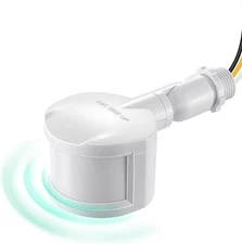 EDISHINE Motion Sensor, 180-Degree Replacement Detector for White 