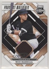 2020 Panini Elite Extra Edition Prospect Materials Black Nick Madrigal 5w7