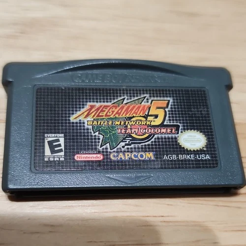 Megaman Battle Network 5: Team Colonel Capcom Nintendo Game Boy Advance NTSC-U/C